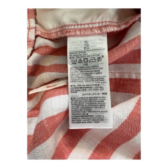 π©³π 2 FOR $30!! EUC OLD NAVY Linen Blend Shorts + White Scoop Neck T | Size XL - Picture 12 of 13